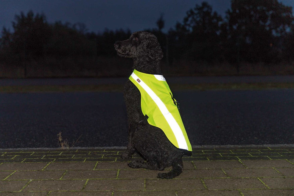 Trixie - Säkerhetsväst, reflex, L: 55 cm, gul