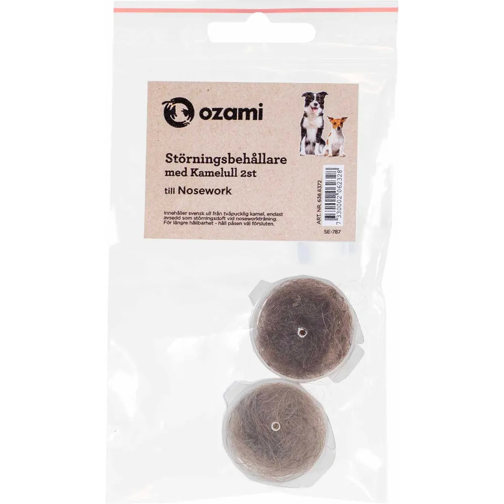 Ozami Nosework Störningsbehållare med Kamelull 2 pcs