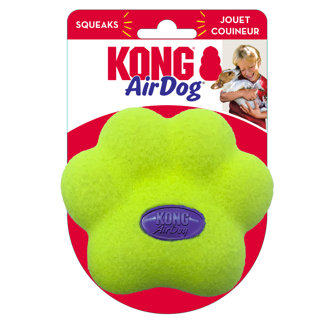 Kong Air Dog Squeaker Paw M