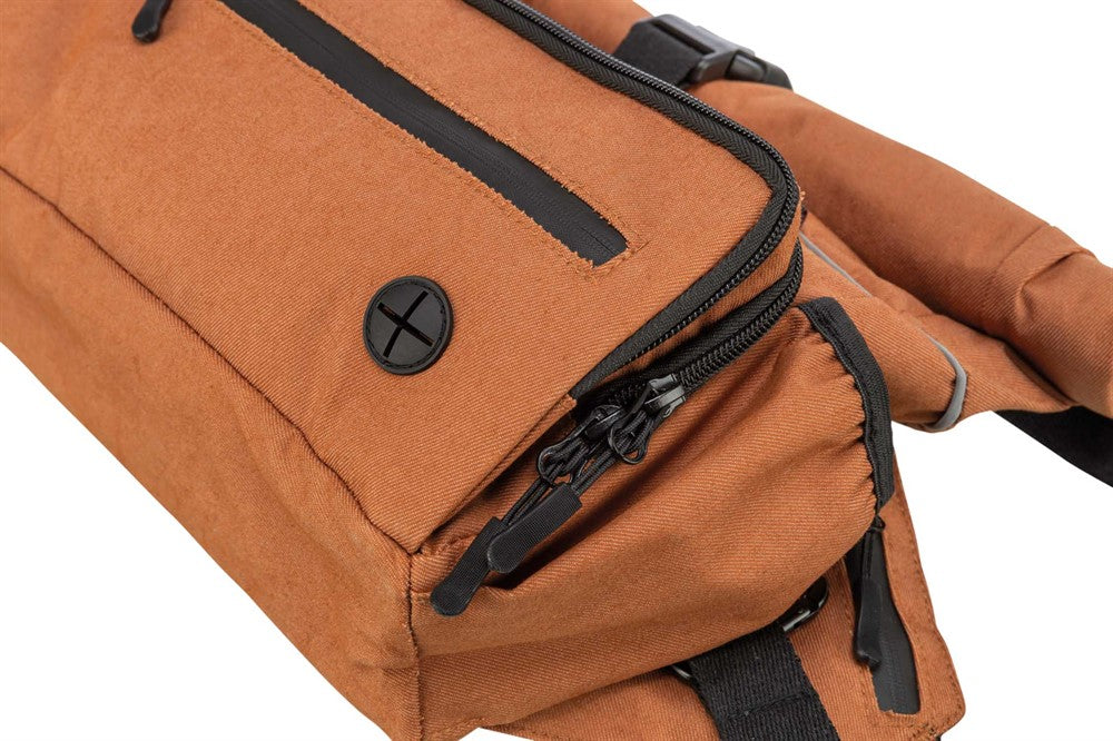 Trixie - Rullryggsäck och höftväska, Belt: 55-130 cm, rost