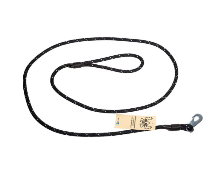 Alac - Reflexkoppel Rund 0,8*190 cm Svart