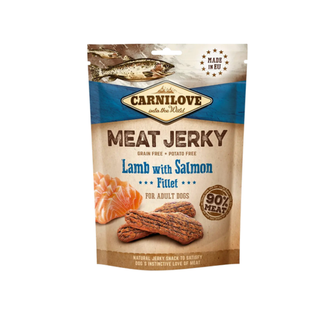 Carnilove - Meat jerky lamb with salmon 100 g