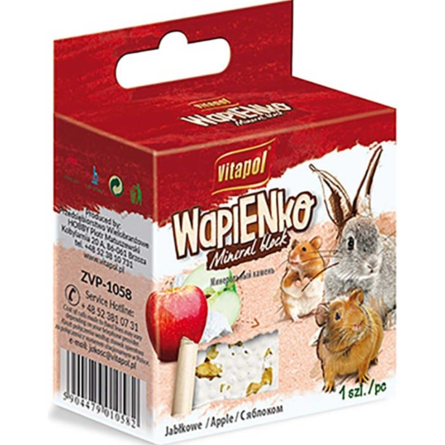 Vitapol - Mineralsten Gnagare Äpple 40 g