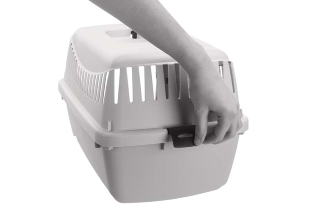 Trixie - Transportbur Capri XXS, 26 × h25 × 39 cm, antracit/grön