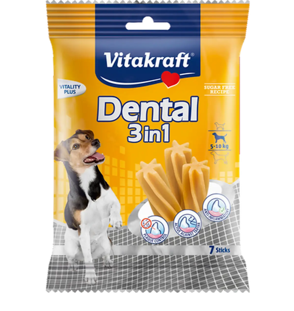 Vitakraft - Dental Care 3in1, 28-pack