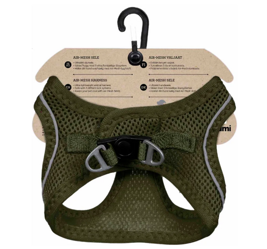 Ozami - Air-mesh Harness, Grön sele. Small