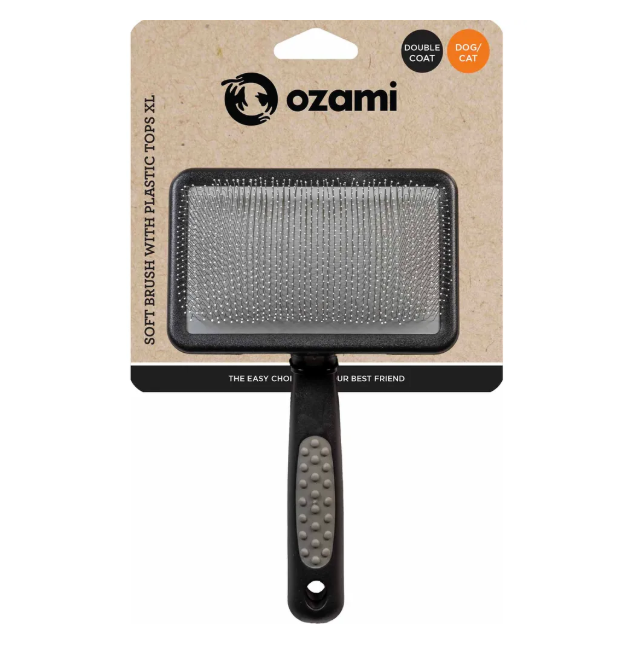 Ozami Karda Soft Brush With Plastic Tops X-large 18x11x3,8 cm