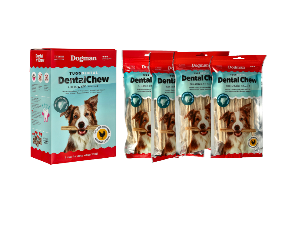 Dogman Tugg Dental med Kyckling 28p 17,5cm