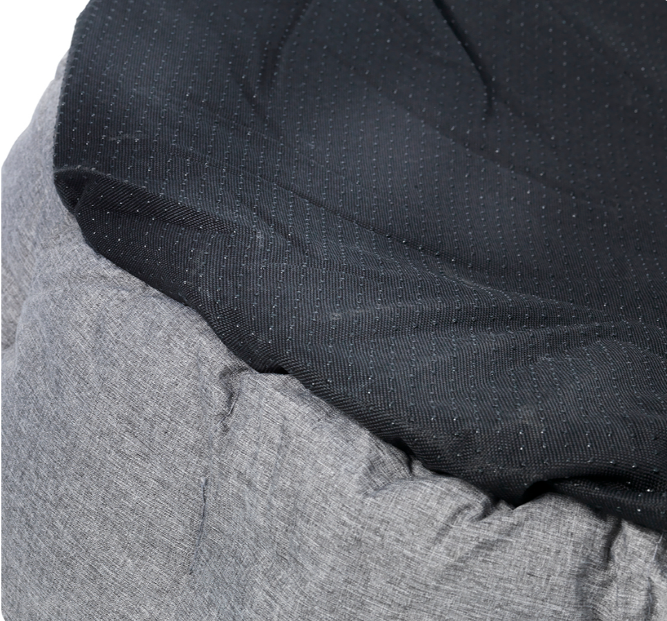 Dogman Hundbädd Buddy Oval Grå antislip