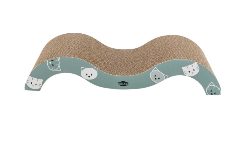 Trixi - Klösbräda Mimi, wellpapp, Catnip, 50 × 9 × 23 cm