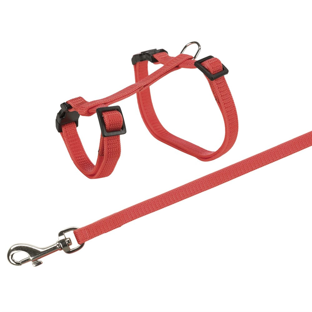 Trixie Sele+koppel Kanin ställbar 25-44cm/10mm, 1,25m