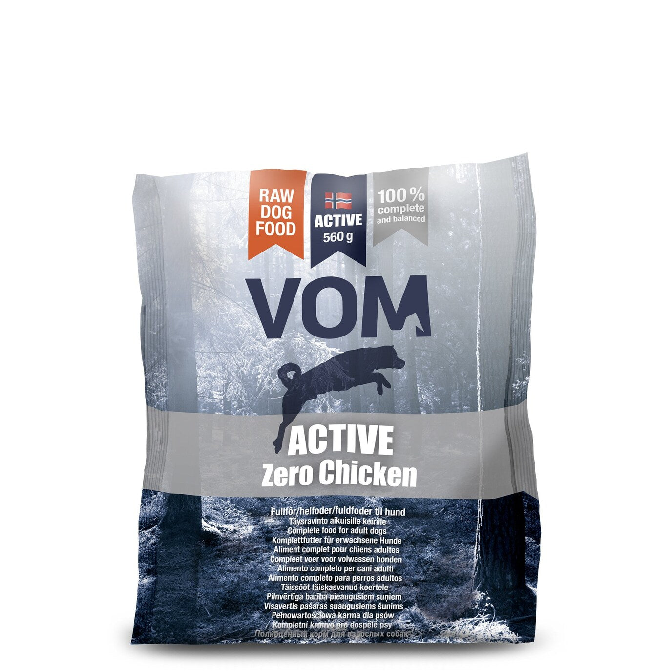 VOM - ACTIVE, Zero Chicken Frysta Köttbullar 560g