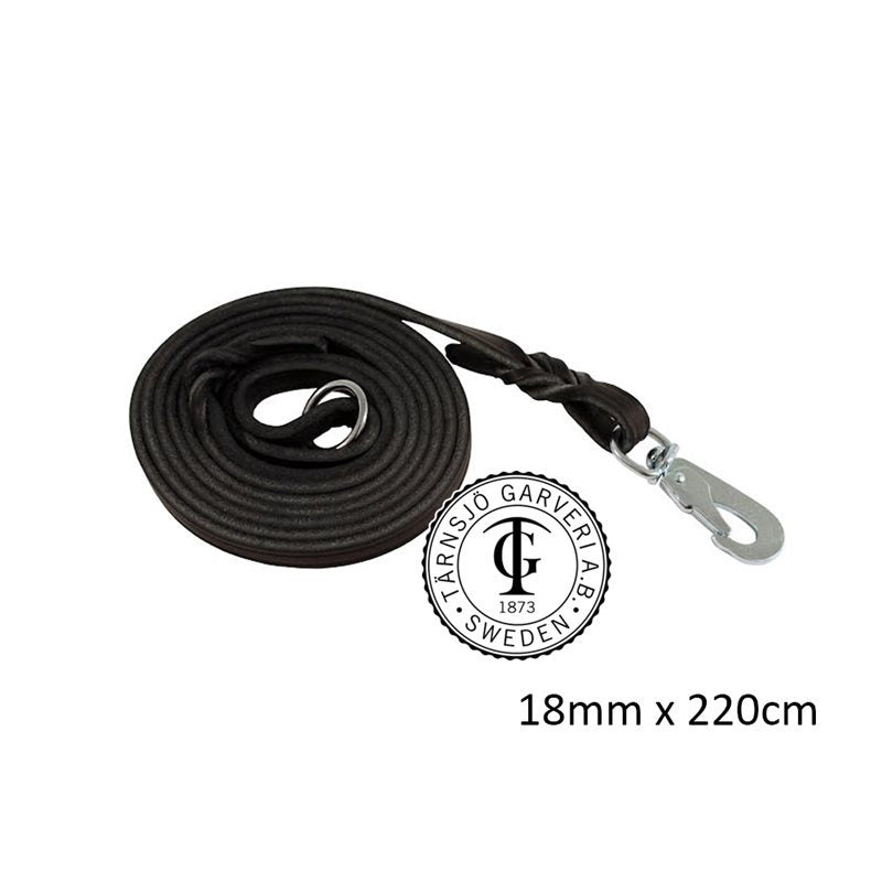 Alac - Koppel Läder Svart 2.2m x 1.8mm