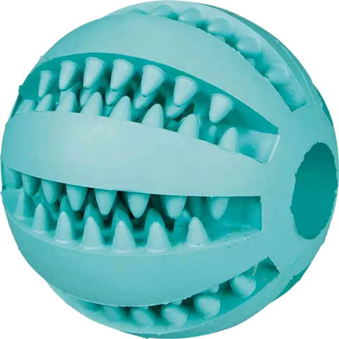 Trixie - Denta Fun, baseball m mintsmak, naturgummi, ø 5 cm