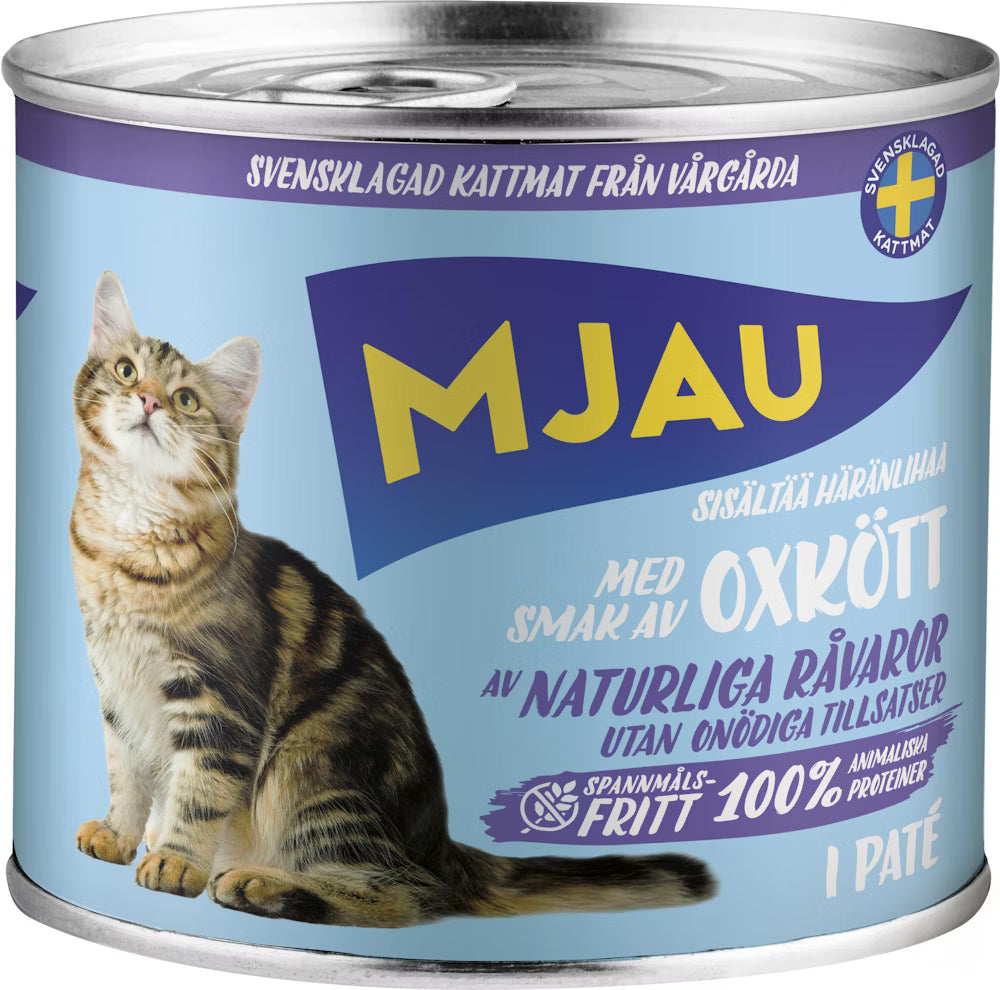 Mjau Paté med Oxkött 635 g
