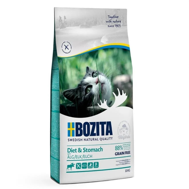 Bozita - Katt, Diet & Stomach Grain Free Elk