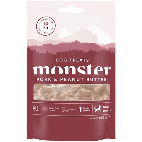 Monster Treats Pork & Peanut Butter 100 gr