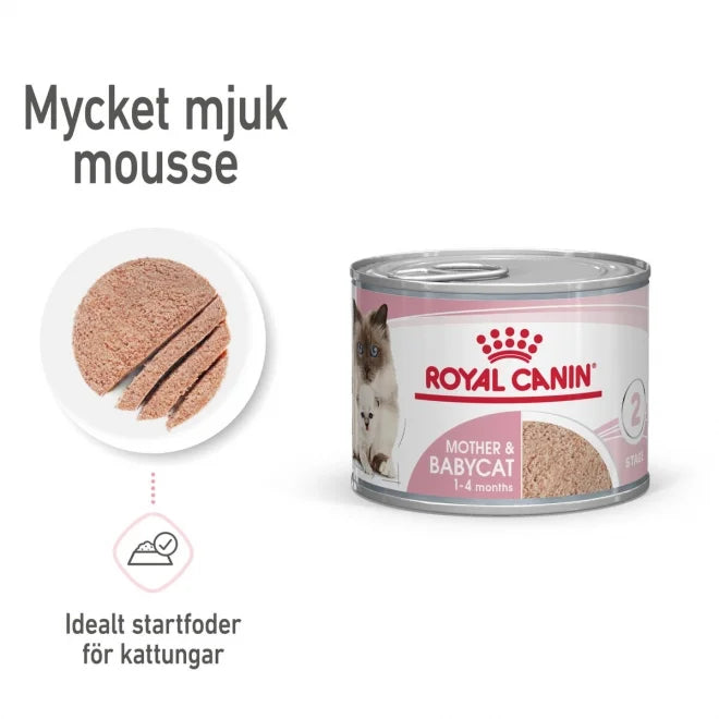 Royal Canin - Cat, Mother & Babycat Mousse 195 gr