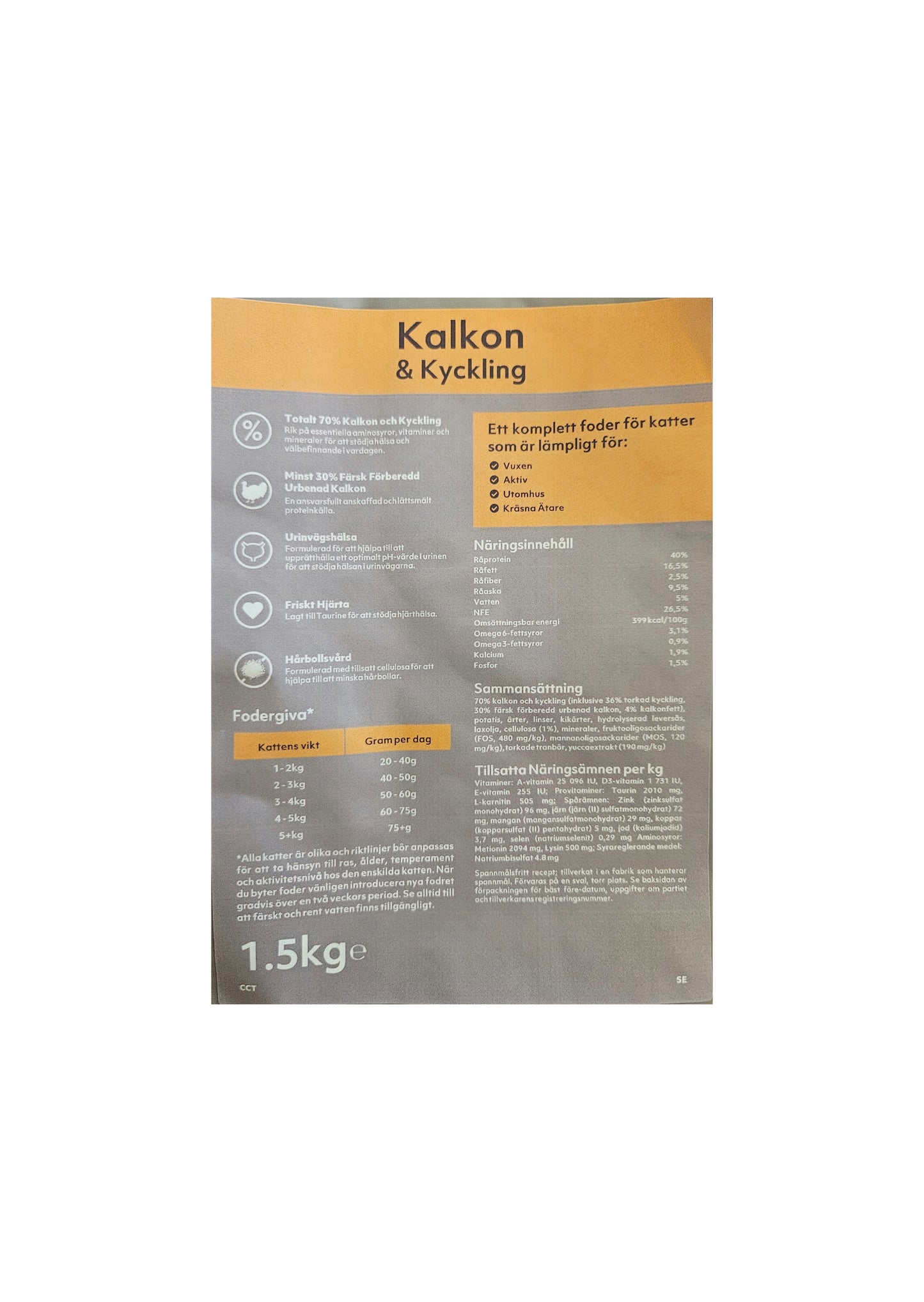 Zoo Fantastic - Katt Vuxen - Kalkon & Kyckling