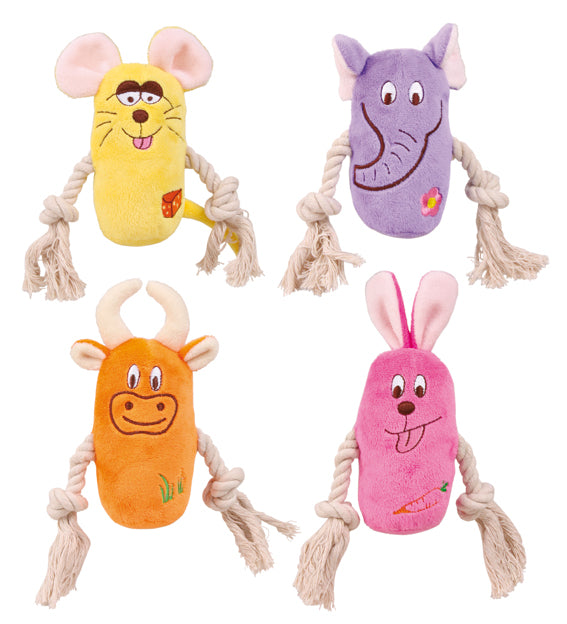 Trixie - Plyschdjur med rep, 13 cm