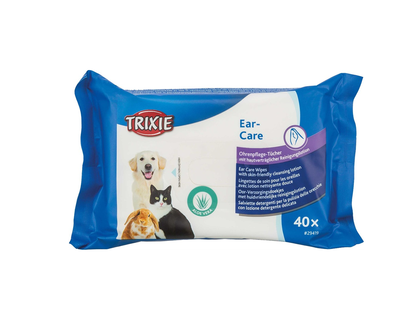 Trixie - Öronservetter, 40 st.