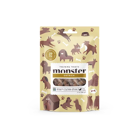Monster Dog Training Treats Chicken & Ostrich