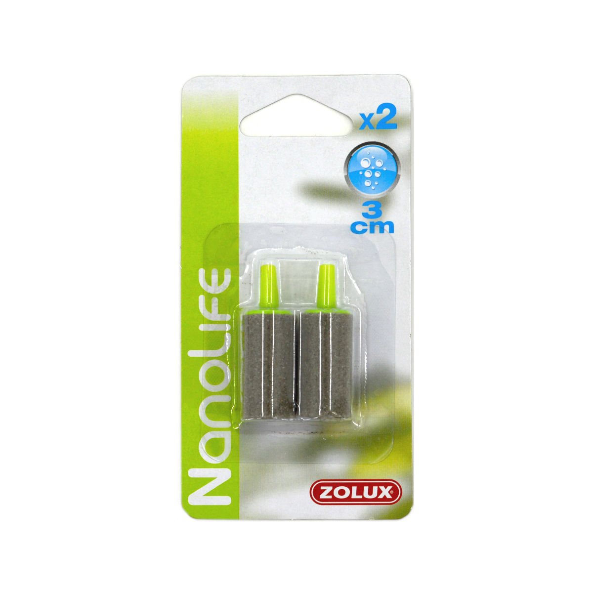 Zolux - Syresten - Cylindrisk - 3 cm - 2-pack