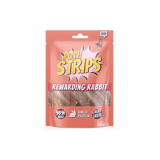 POW! Strips Rewarding Rabbit 100 g