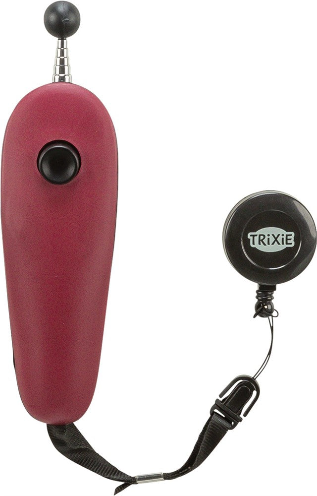 Trixie - Target Stick m klicker på band med snabbclip, mixade färger