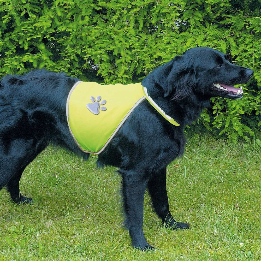 Trixie -  Säkerhetsväst m. tasstryck, reflex, L: 64-81 cm