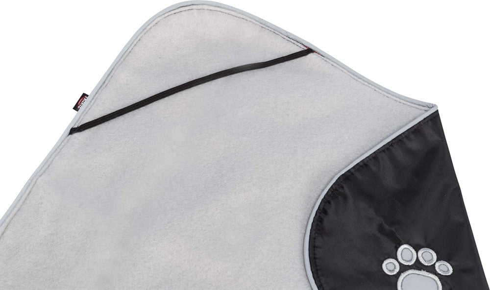Trixie - Orléans Hundtäcke Reflex/Fleece 70 cm, svart