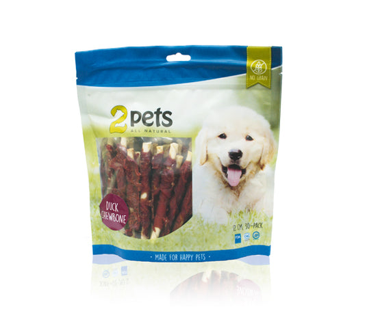 2pets - Tuggpinne m ankfilé 12cm 30-pack, 400g