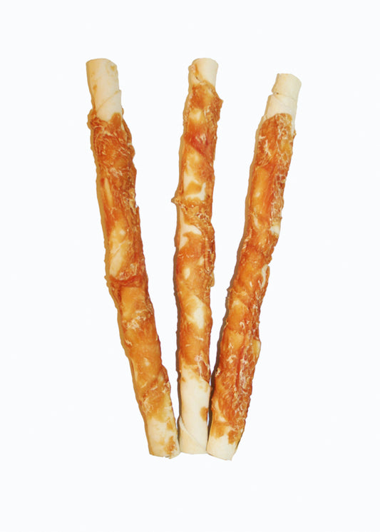 2pets Tuggrulle m kycklingfilé 28cm 3-pack, 250g