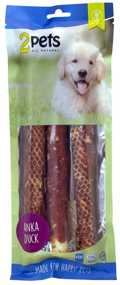 2pets - Tuggrulle m ankfilé 28cm 3-pack, 250g
