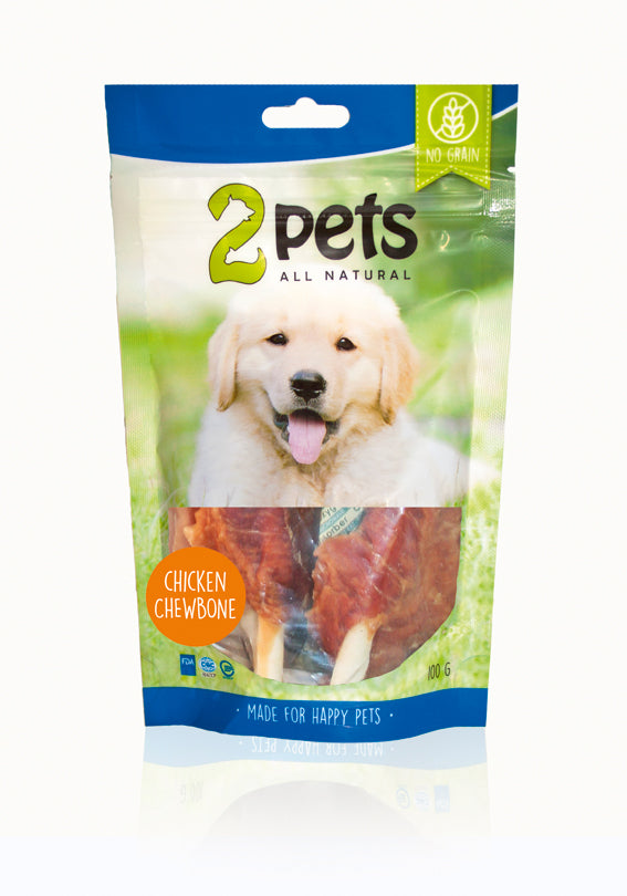 2pets - Dogsnack Chicken Chewbone 100 g