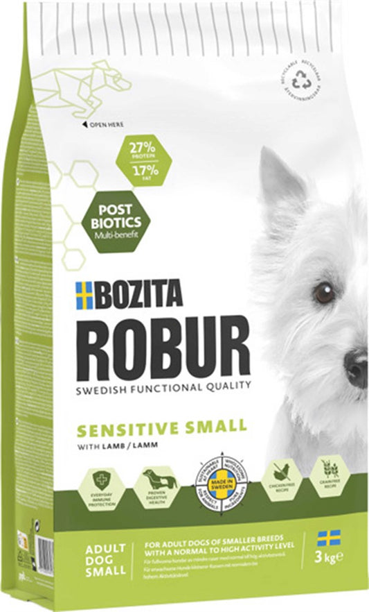 Bozita - Robur Sensitive, Adult Small Breed, Lamb