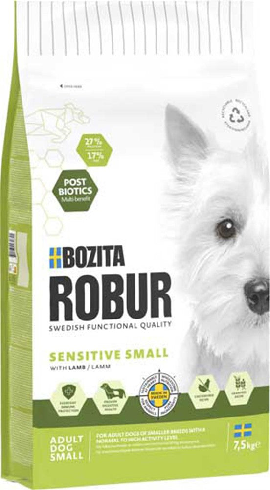 Bozita - Robur Sensitive, Adult Small Breed, Lamb