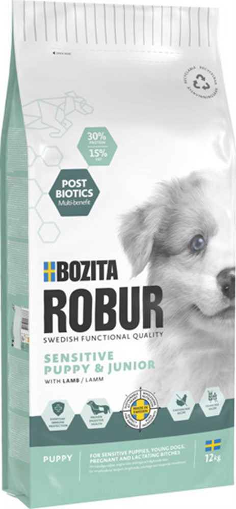 Bozita - Robur Sensitive Grain Free, Puppy & Junior Lamb