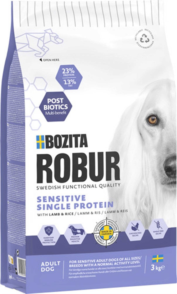 Bozita - Robur Adult Sens. Single Prot. Lamb