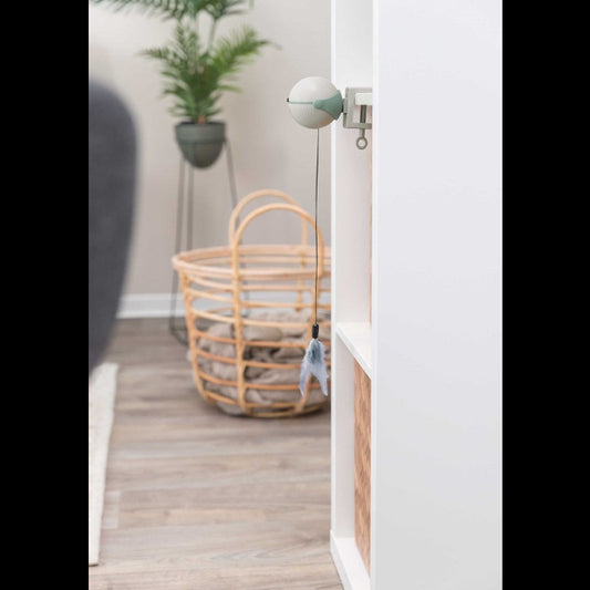 Trixie Kattleksak Catch-It, plast, 10 × 14 cm, vit