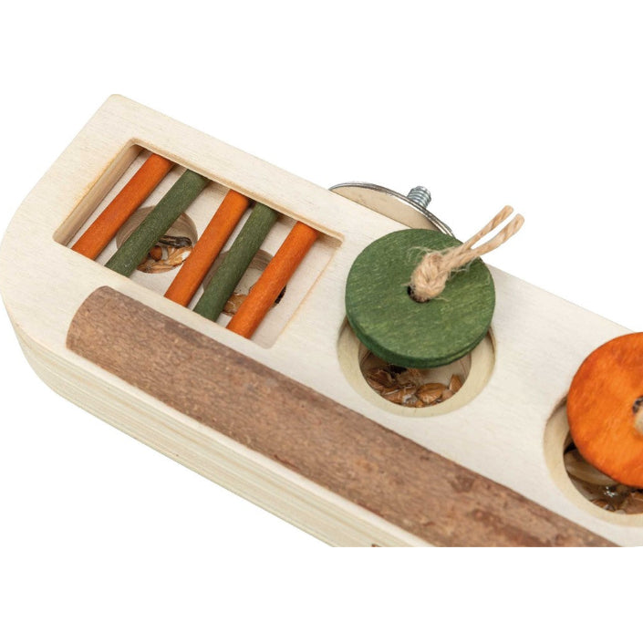  Trixie  Aktivitetsleksak trä, 25 × 9 × 4 cm, smådjur