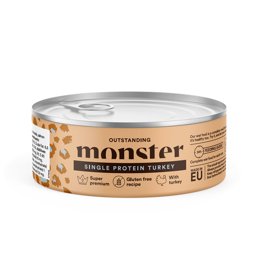 Monster Cat Adult Single Protein Turkey 100 g