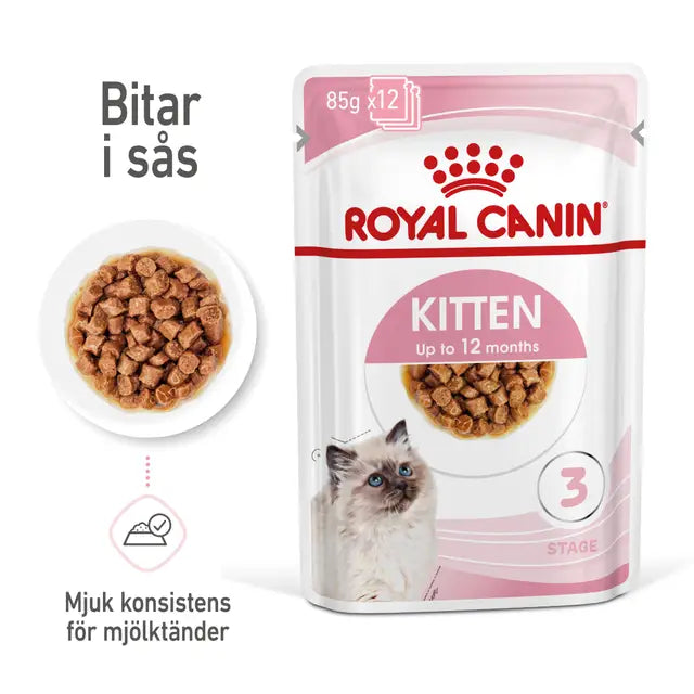 Royal Canin Kitten Gravy Våtfoder Katter 12 x 85 g