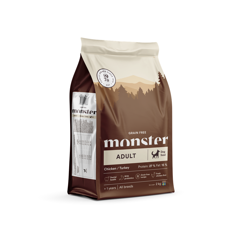 Monster Dog Grain Free Adult Chicken & Turkey