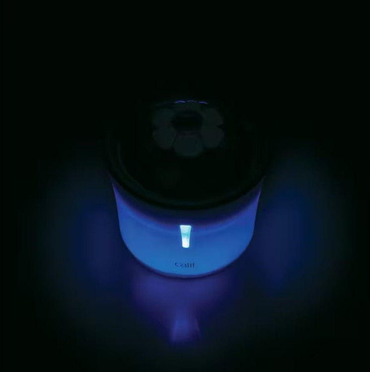 Catit  Flower Fountain Stainless Steel ljus