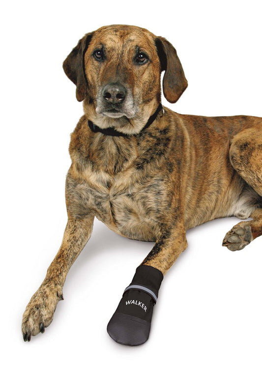 Trixie - Hundskor Walker Comfort 2-pack, Large, XLarge, XXLarge - svart