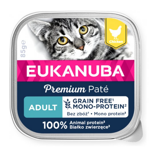 Eukanuba Cat Grain Free Adult Chicken Paté Mono 