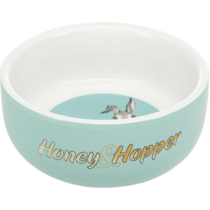Trixie Honey & Hopper Keramikskål, 250 ml/ø 11 cm Blandade färger