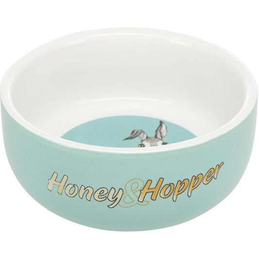 Trixie Honey & Hopper Keramikskål, 250 ml/ø 11 cm Blandade färger