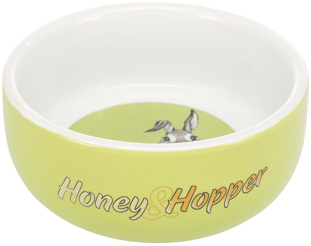Trixie Honey & Hopper Keramikskål, 250 ml/ø 11 cm Blandade färger